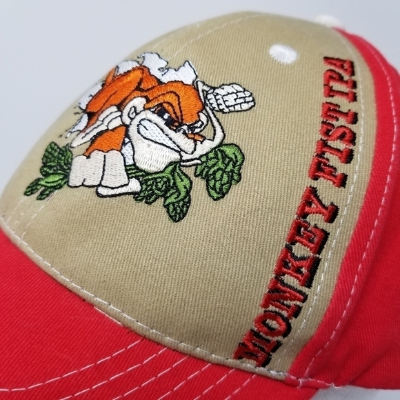 Shipyard Brewery Portland Maine Brewing Monkey Fist Stitched Hat Cap Embroidery - Picture 8 of 15